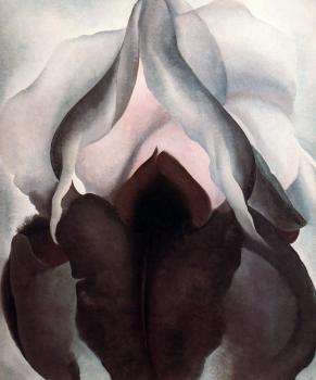 Georgia O Keeffe : Black Iris III II